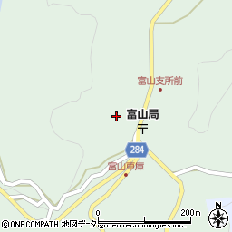 島根県大田市富山町山中1740周辺の地図