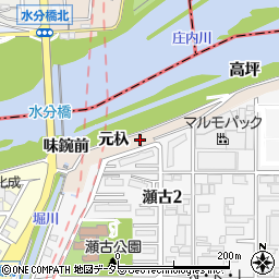 愛知県名古屋市守山区瀬古周辺の地図