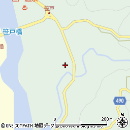愛知県豊田市笹戸町寺田周辺の地図