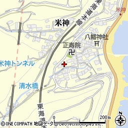 神奈川県小田原市米神435周辺の地図