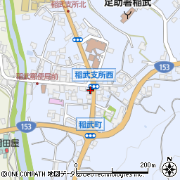 愛知県豊田市稲武町ナハテ5周辺の地図