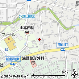 愛知県瀬戸市原山町210周辺の地図