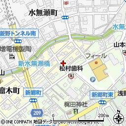 愛知県瀬戸市瘤木町9周辺の地図