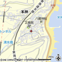 神奈川県小田原市米神444周辺の地図