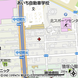 名古屋中切郵便局周辺の地図