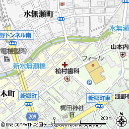 愛知県瀬戸市瘤木町10周辺の地図