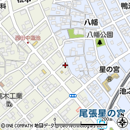 愛知県清須市西田中蓮池112-1周辺の地図