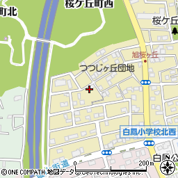 愛知県尾張旭市桜ケ丘町西周辺の地図