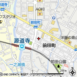 静岡県富士宮市前田町周辺の地図