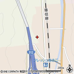 兵庫県朝来市岩津57周辺の地図