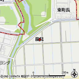 愛知県あま市森周辺の地図