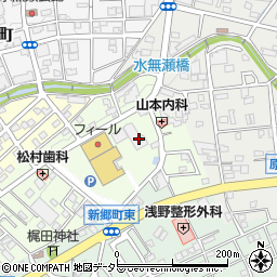 愛知県瀬戸市新郷町11周辺の地図
