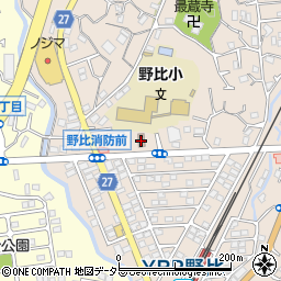 横須賀市南消防署野比出張所周辺の地図