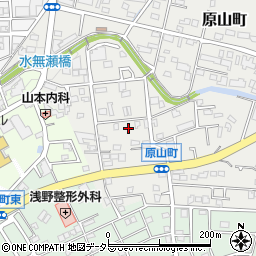 愛知県瀬戸市原山町204周辺の地図