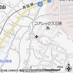 静岡県富士宮市安居山745周辺の地図