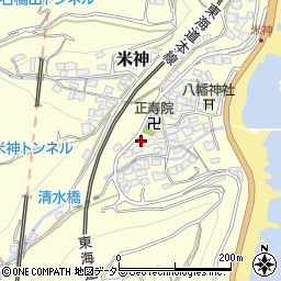 神奈川県小田原市米神439周辺の地図