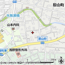 愛知県瀬戸市原山町205周辺の地図