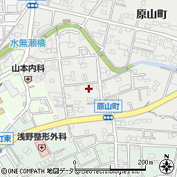 愛知県瀬戸市原山町202周辺の地図