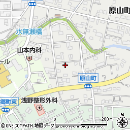 愛知県瀬戸市原山町206周辺の地図