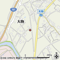 滋賀県大津市大物723-5周辺の地図