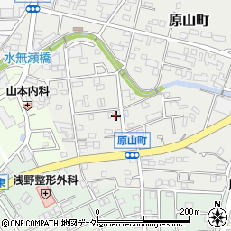 愛知県瀬戸市原山町189周辺の地図
