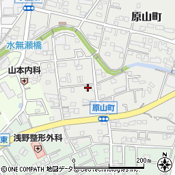 愛知県瀬戸市原山町192周辺の地図