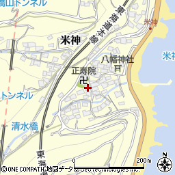 神奈川県小田原市米神446周辺の地図