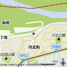 愛知県名古屋市守山区川板橋周辺の地図