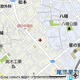 愛知県清須市西田中蓮池72周辺の地図