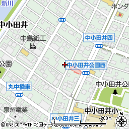 アユタシス中小田井周辺の地図