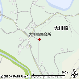 大川崎集会所周辺の地図