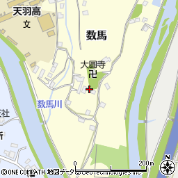 千葉県富津市数馬167周辺の地図