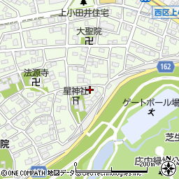 愛知県名古屋市西区上小田井1丁目166周辺の地図