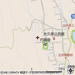 静岡県富士宮市大久保周辺の地図
