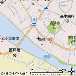 千葉県富津市湊39周辺の地図