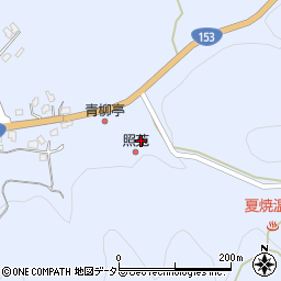 愛知県豊田市夏焼町シホノタワ周辺の地図