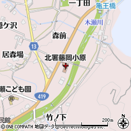 愛知県豊田市木瀬町桧本1525周辺の地図