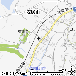 静岡県富士宮市安居山823周辺の地図