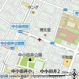 愛知県名古屋市西区中小田井周辺の地図