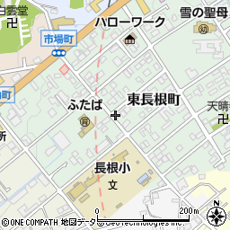 愛知県瀬戸市東長根町周辺の地図