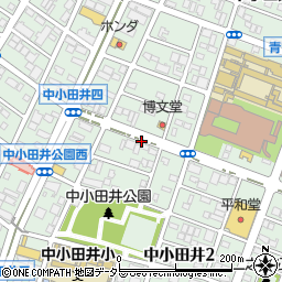 愛知県名古屋市西区中小田井周辺の地図