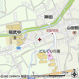 愛知県豊田市武節町車田周辺の地図