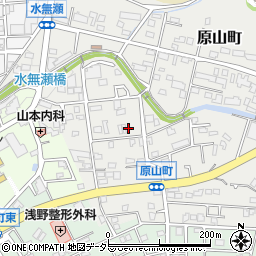 愛知県瀬戸市原山町183-5周辺の地図
