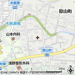 愛知県瀬戸市原山町183周辺の地図