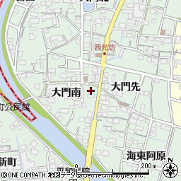愛知県稲沢市平和町西光坊大門南1060周辺の地図