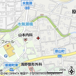 愛知県瀬戸市原山町157周辺の地図