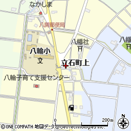 愛知県愛西市立石町上周辺の地図