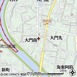 愛知県稲沢市平和町西光坊大門南1058周辺の地図