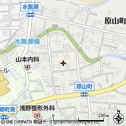 愛知県瀬戸市原山町181周辺の地図