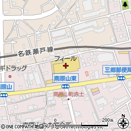 フィール三郷店周辺の地図